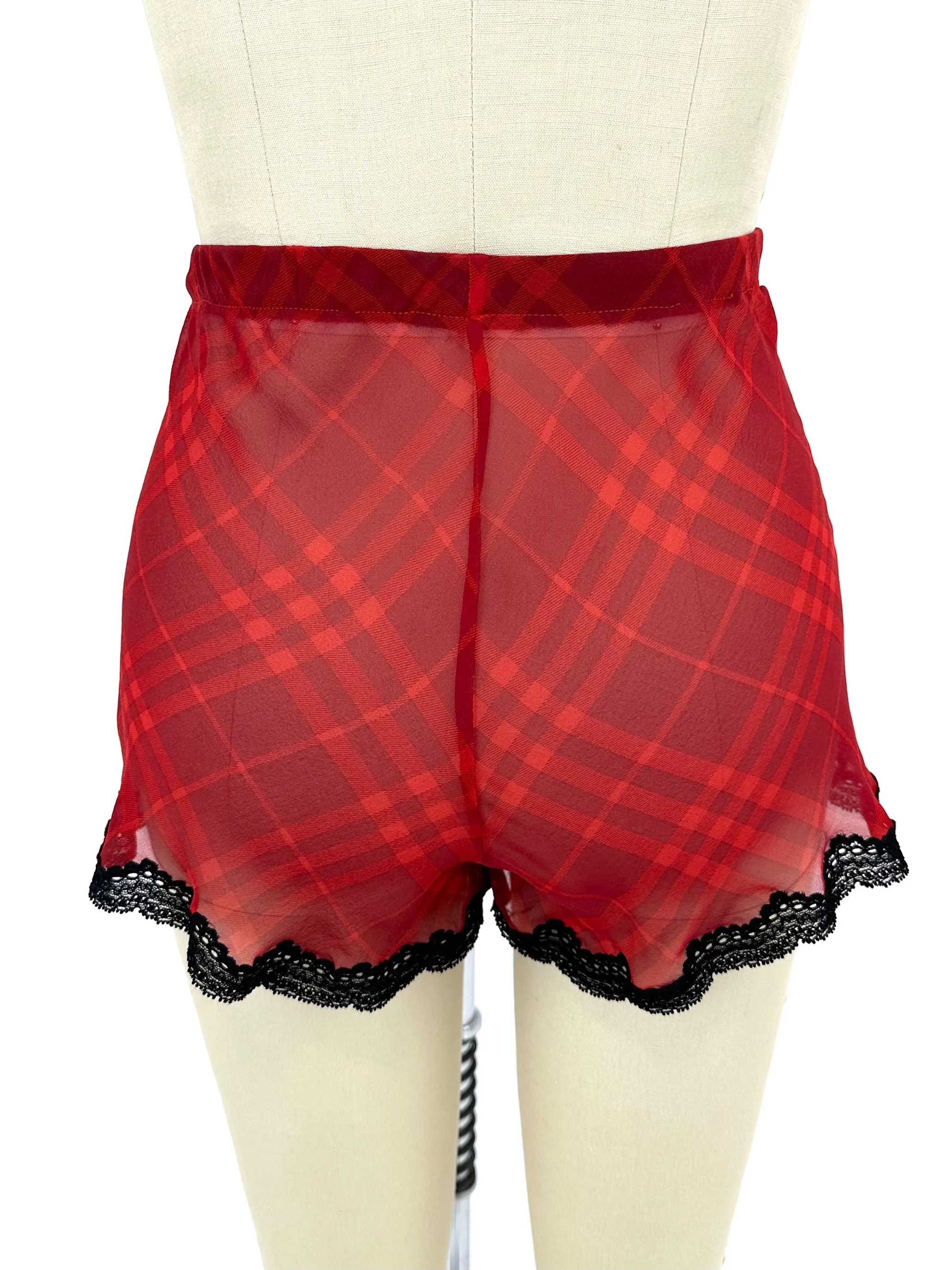 Burberry Check Silk Lounge Set