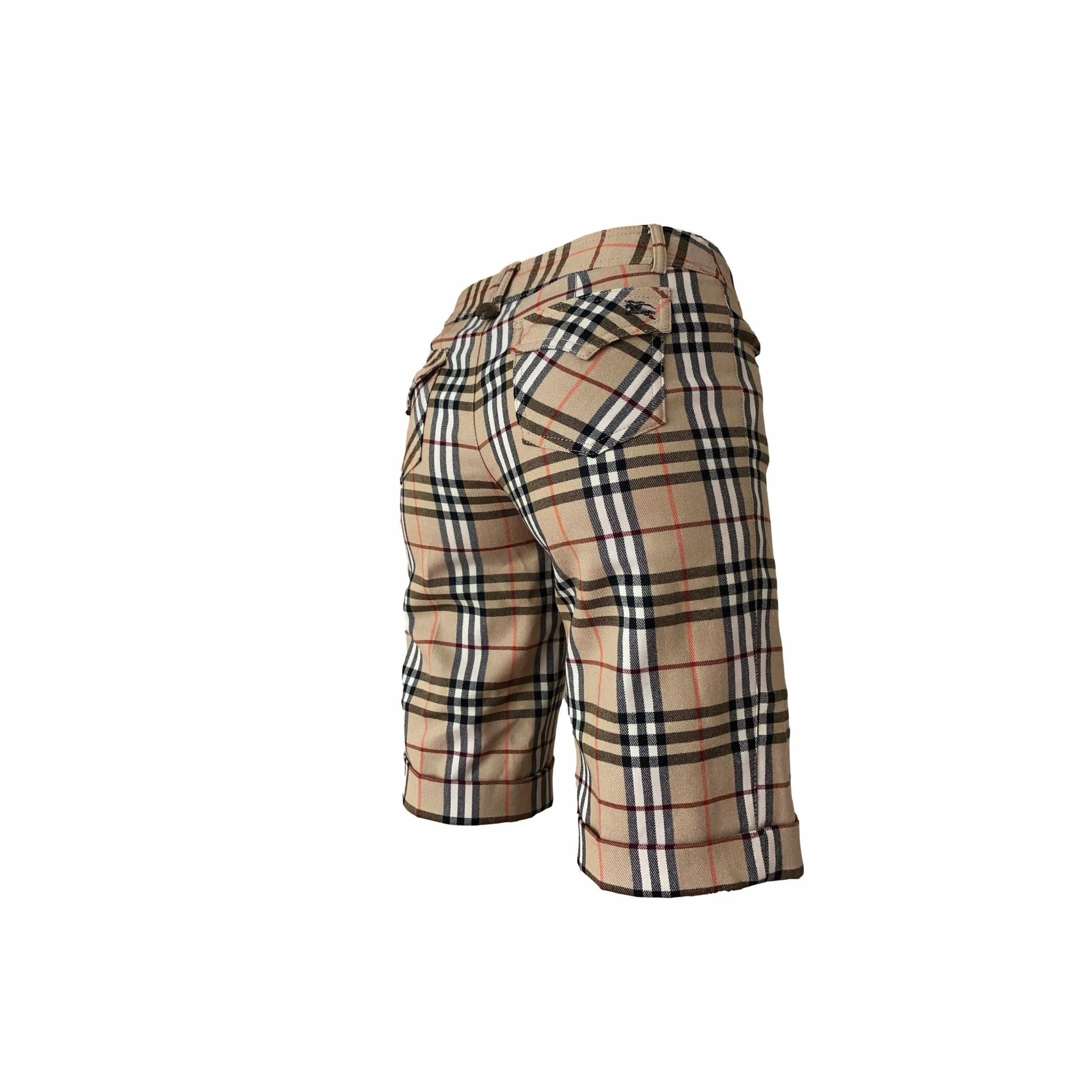 Burberry Classic Plaid Print Shorts