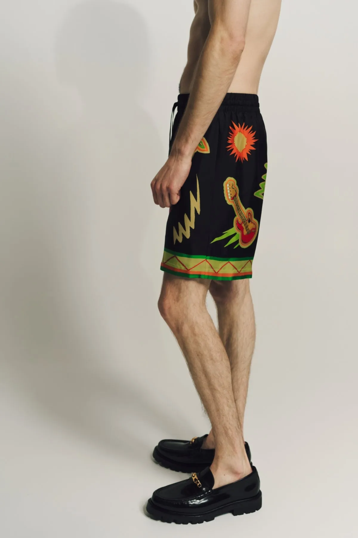 CASABLANCA | MUSIC FOR THE PEOPLE SILK SHORTS