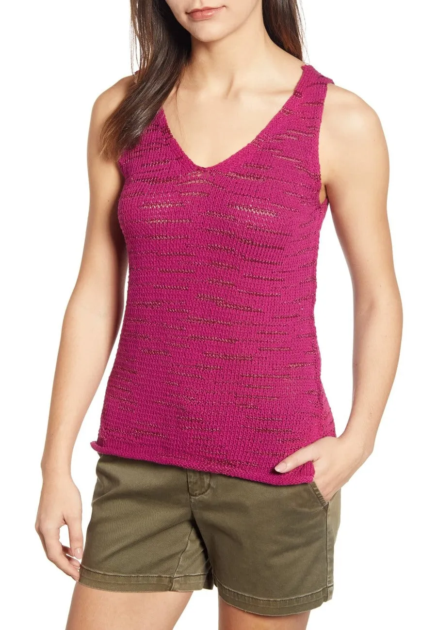 Caslon Sweater Tank Top Sz M! PURPLE FUCHSIA! Great to wear with layers for all seasons! Nordstrom Item! Retails $65 