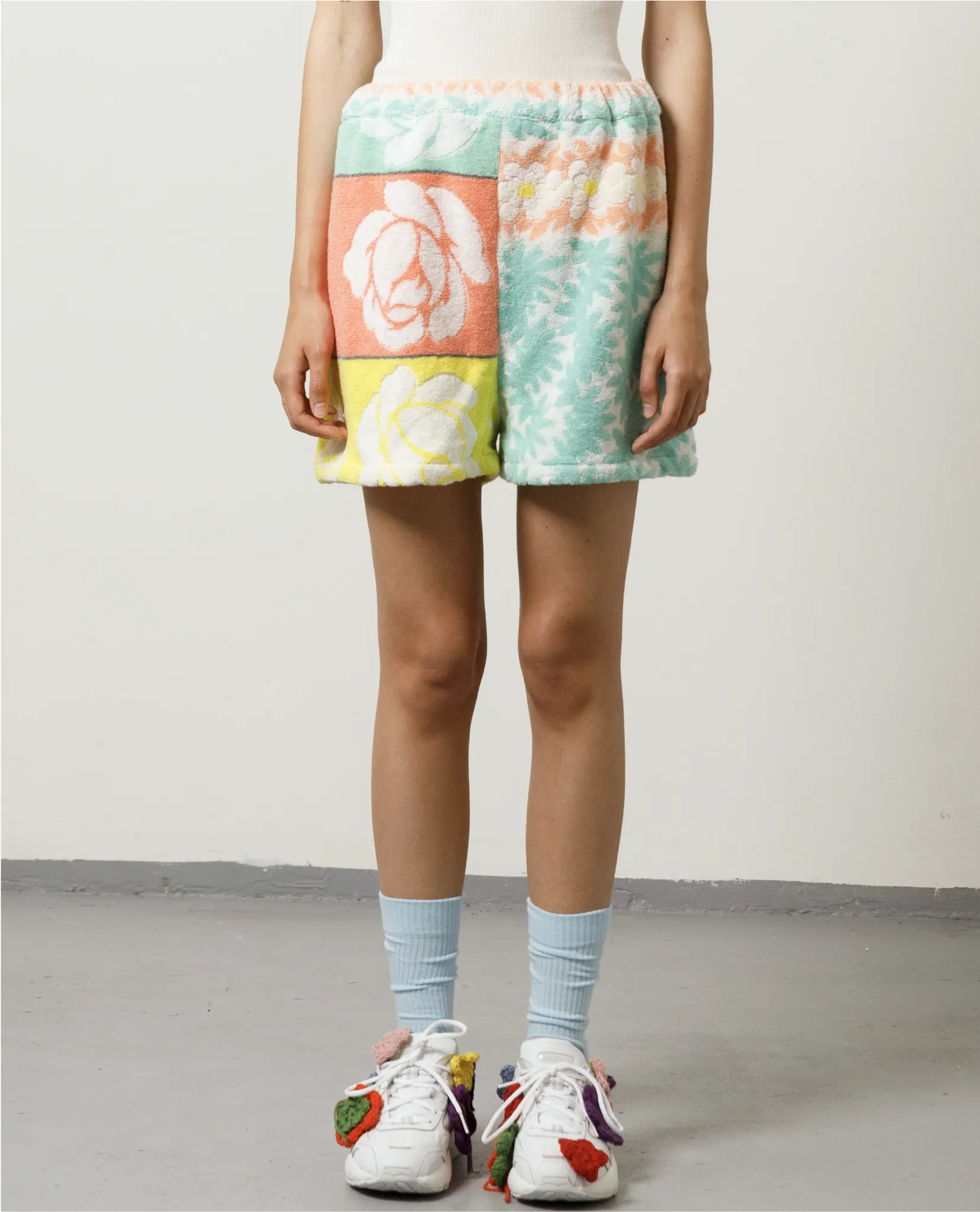 CAVIA Mix Patchwork Terry Shorts