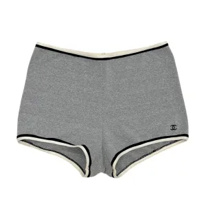 Chanel Grey Logo Sport Shorts