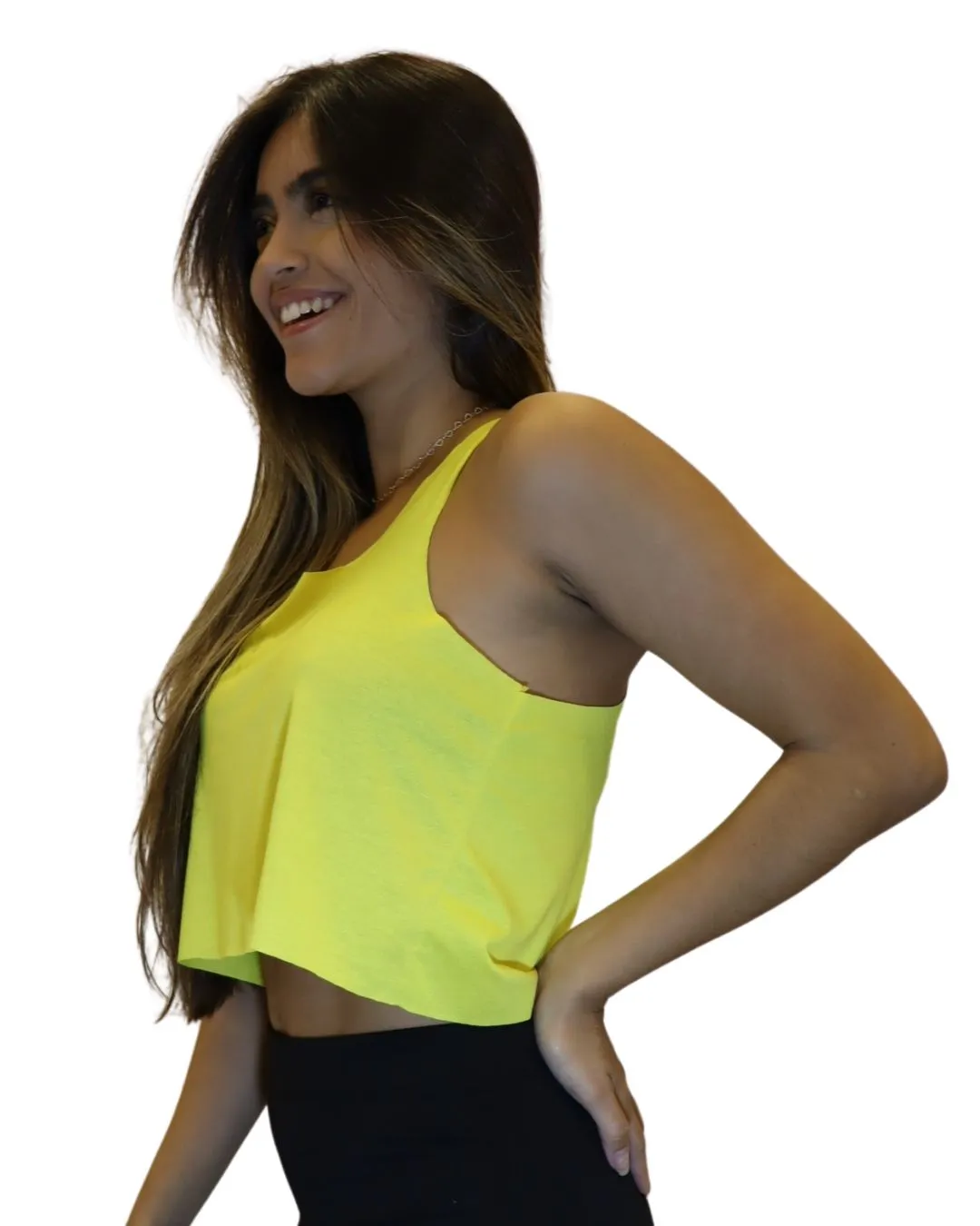 Cropped Regata Corte a Fio Feminina Fitness