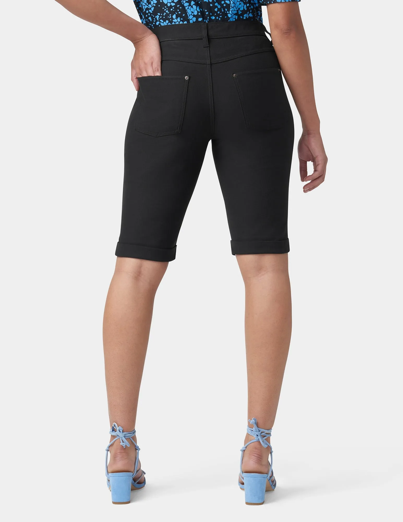 Cuffed Essential Denim Short
