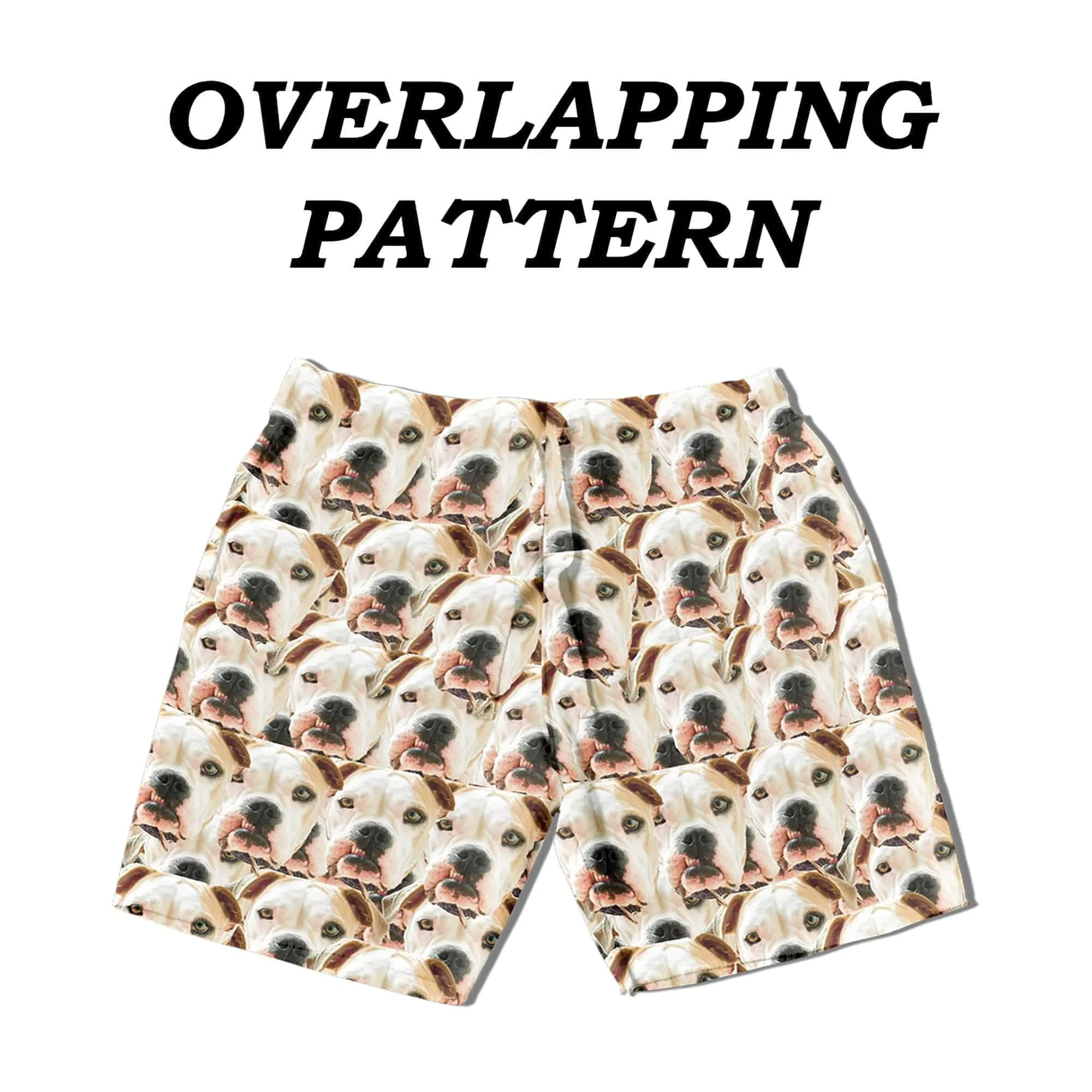 Custom Pajama Shorts | Personalized Face On Lounge Shorts