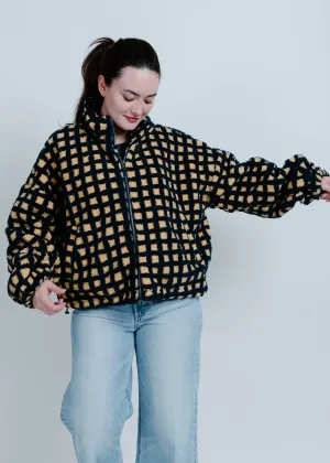 Danni Sherpa Jacket - Navy
