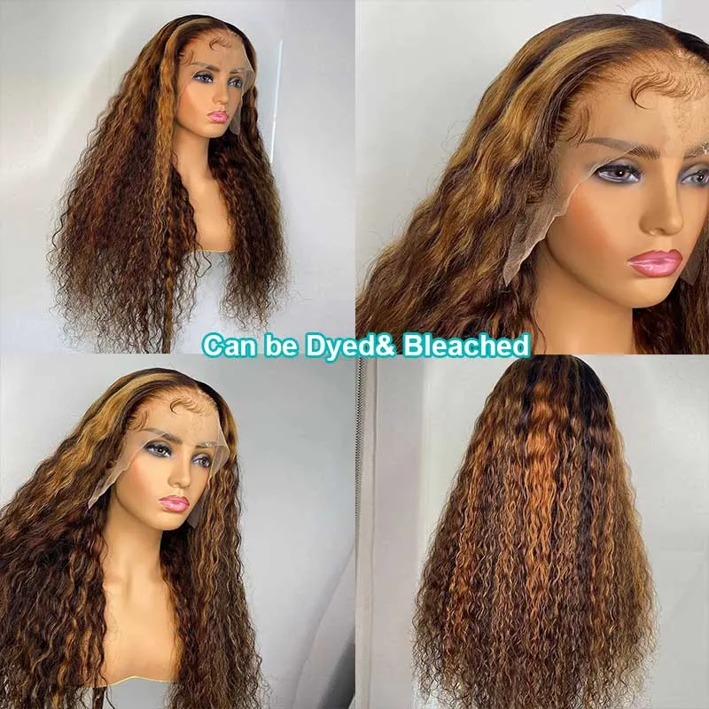 Deep Wave Invisi Strap Snug Fit 360 Transparent Lace Pre Cut Lace Frontal Bleached  Knots Wig