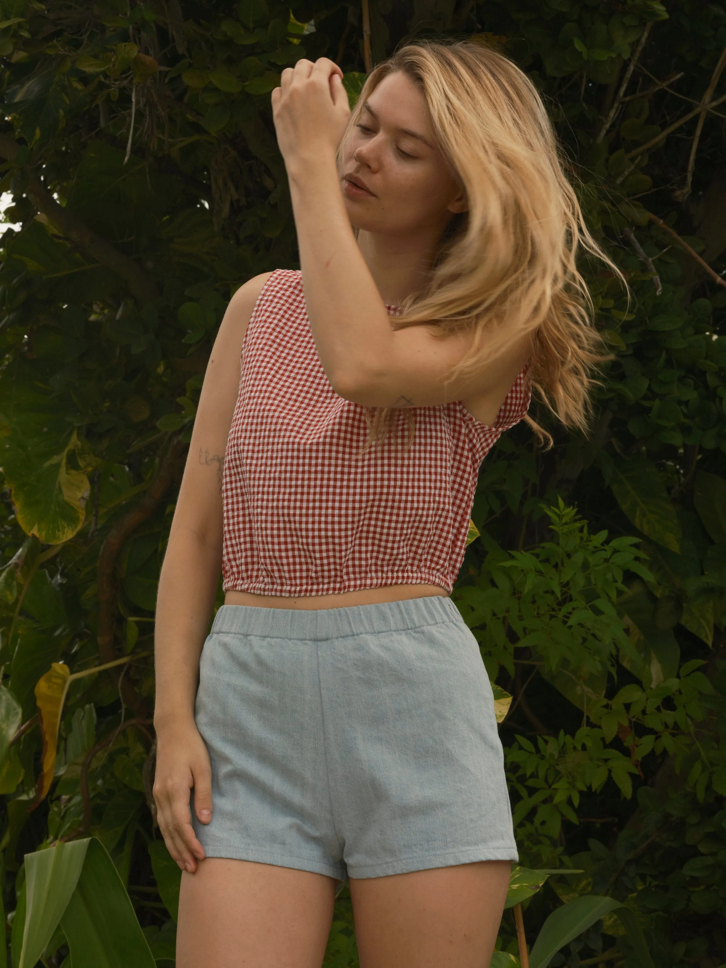 Denim Cabana Shorts