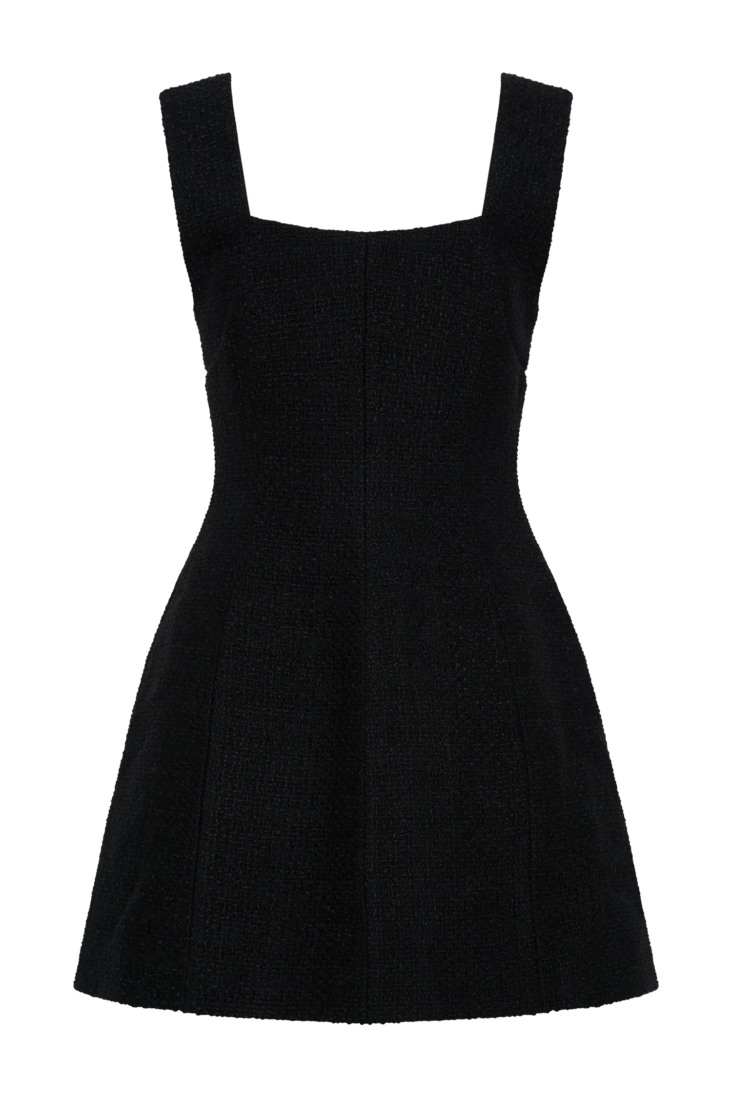 Desire Boucle Mini Dress - Black