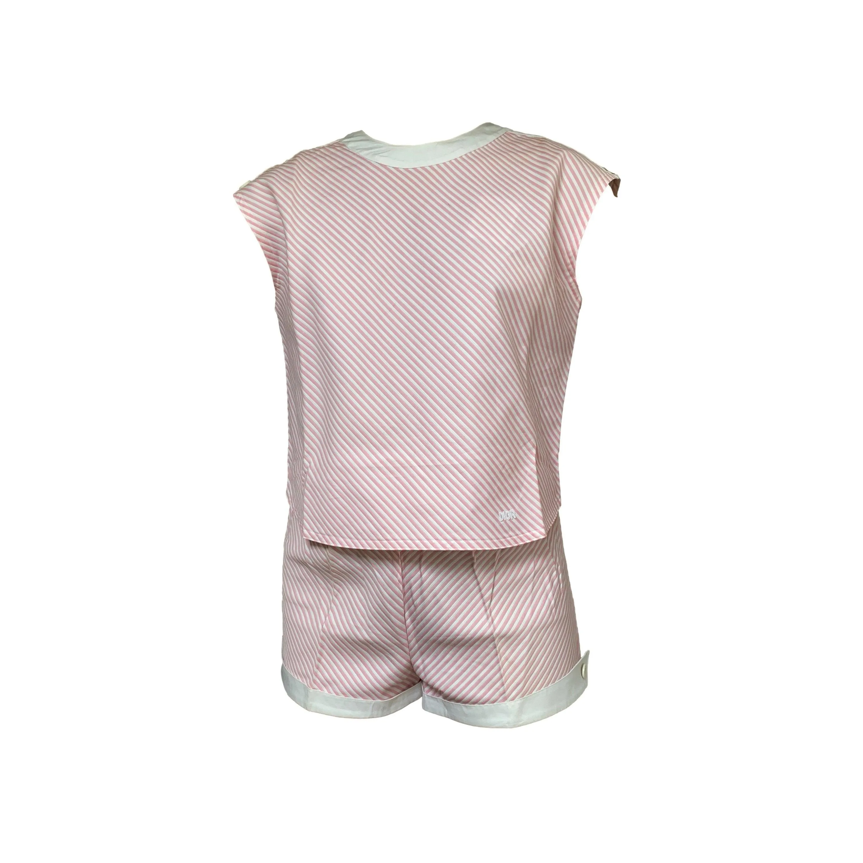 Dior Pink Stripe Set
