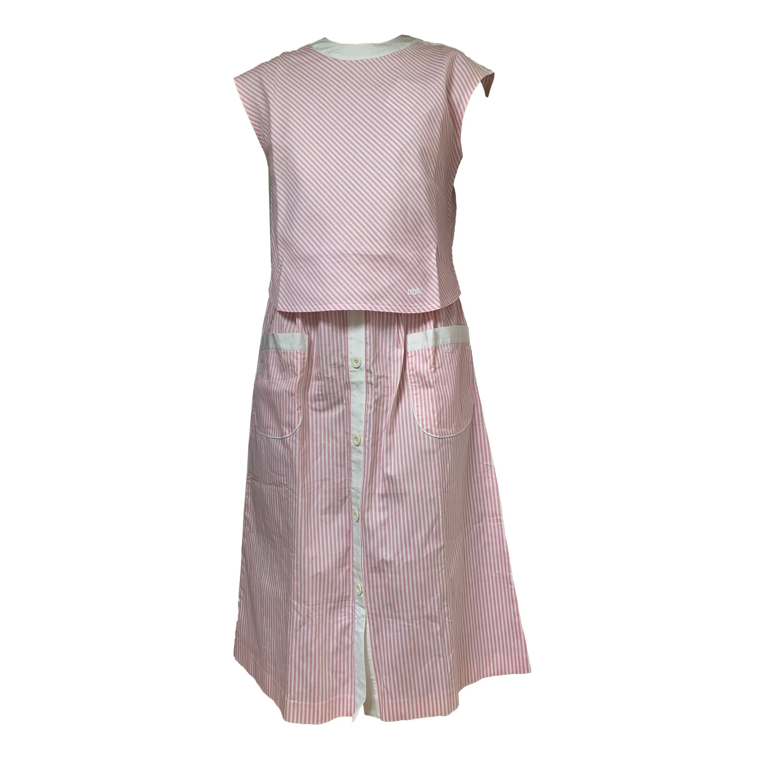 Dior Pink Stripe Set