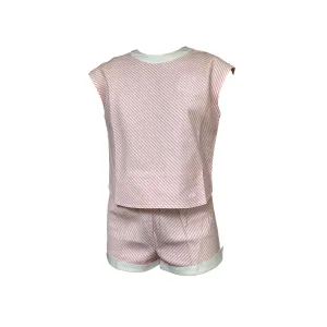Dior Pink Stripe Set