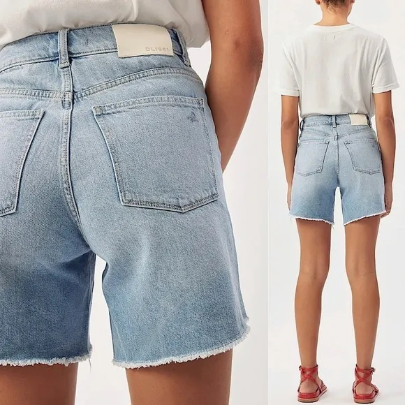 DL1961 Emilie High Rise Denim Shorts