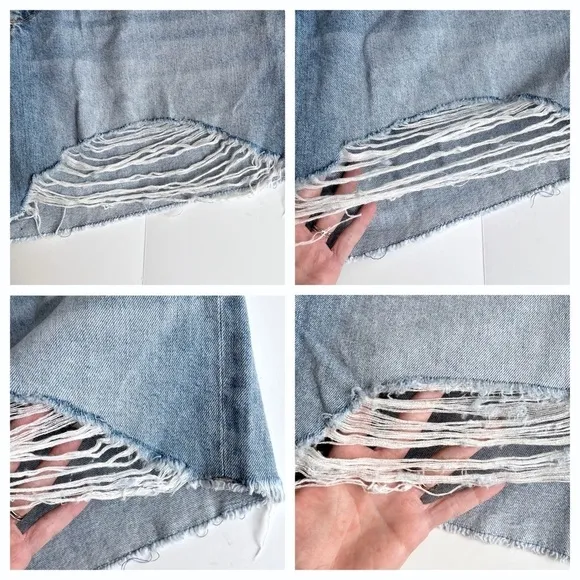 DL1961 Emilie High Rise Denim Shorts