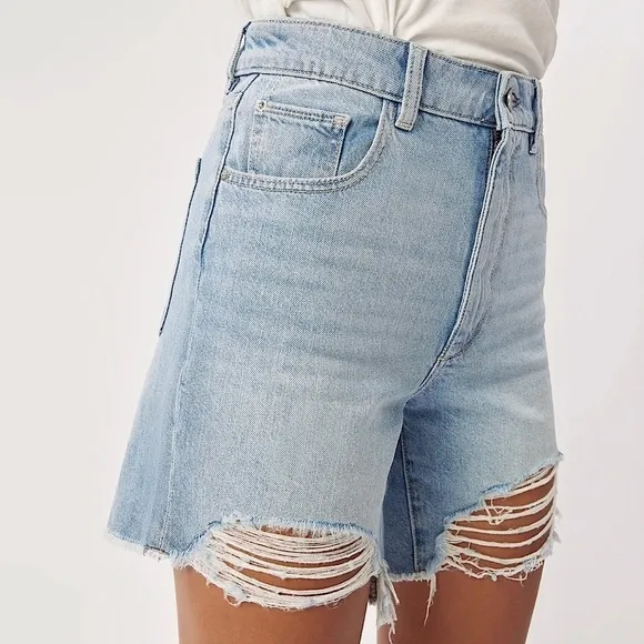 DL1961 Emilie High Rise Denim Shorts