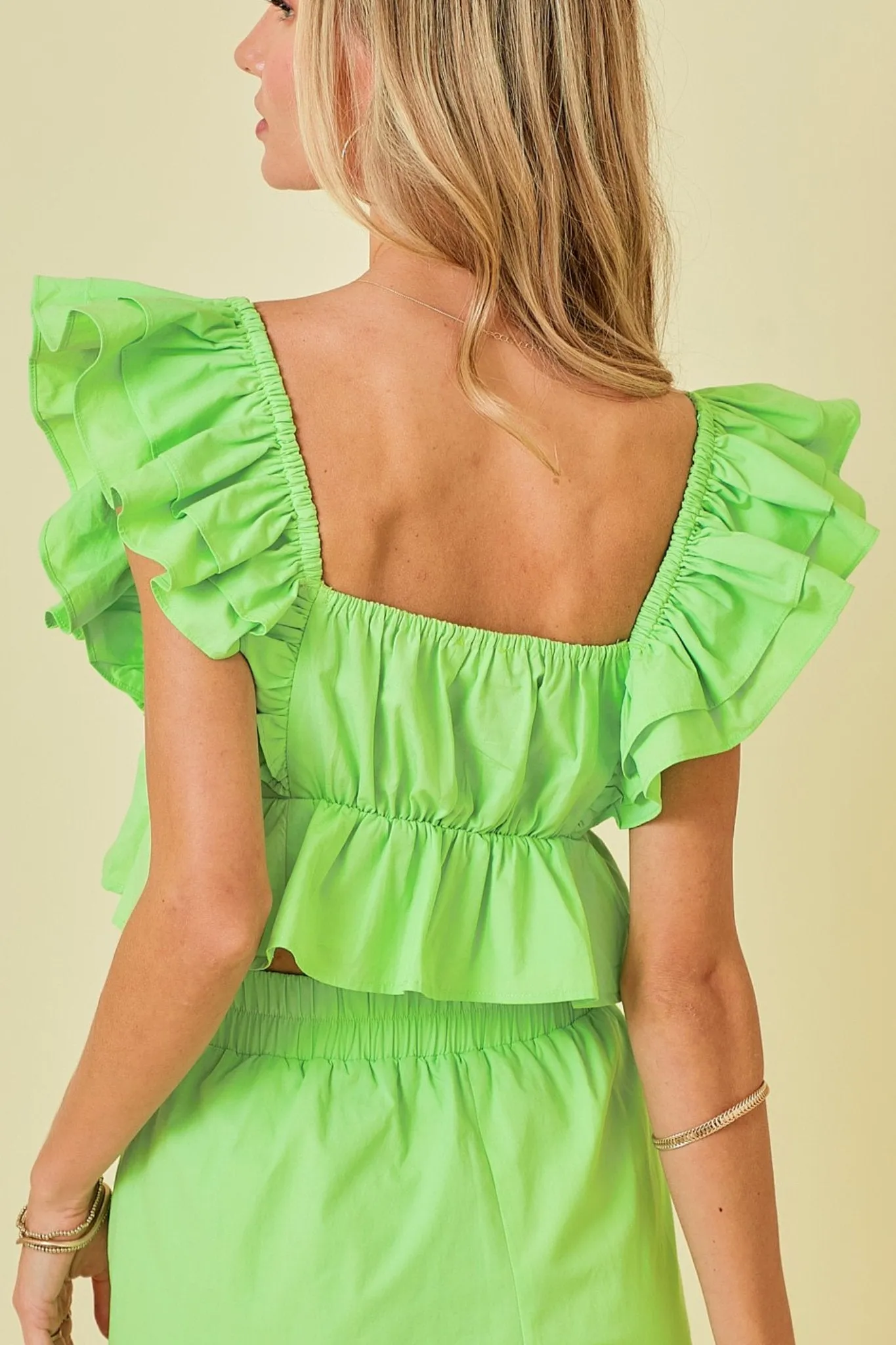 Double Trouble Ruffle Blouse