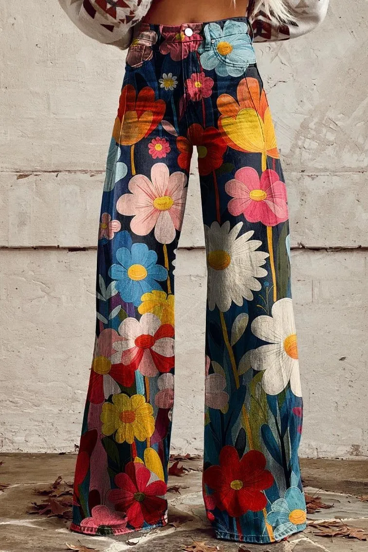 Elisa | Boho Wide-Leg Pants