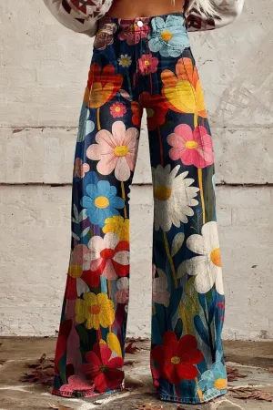 Elisa | Boho Wide-Leg Pants