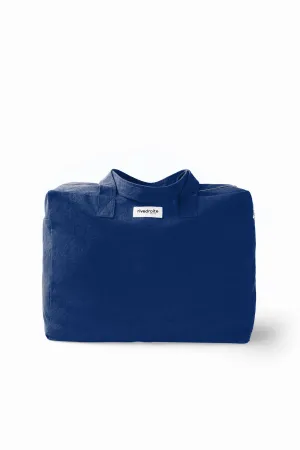 Elzevir the big weekend bag - Recycled cotton Midnight Blue