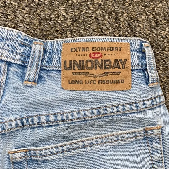 Epic Vintage Unionbay Denim 70s Shorts Asymmetrical Ultra High Rise Waisted 26 w
