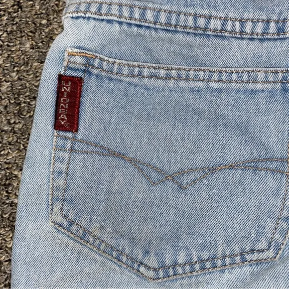 Epic Vintage Unionbay Denim 70s Shorts Asymmetrical Ultra High Rise Waisted 26 w