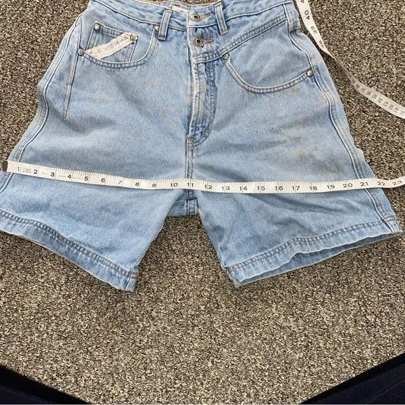 Epic Vintage Unionbay Denim 70s Shorts Asymmetrical Ultra High Rise Waisted 26 w