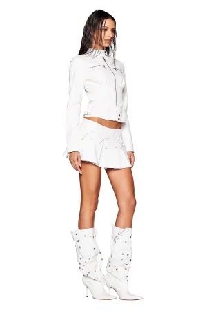 EVERETTE SKORT - WHITE