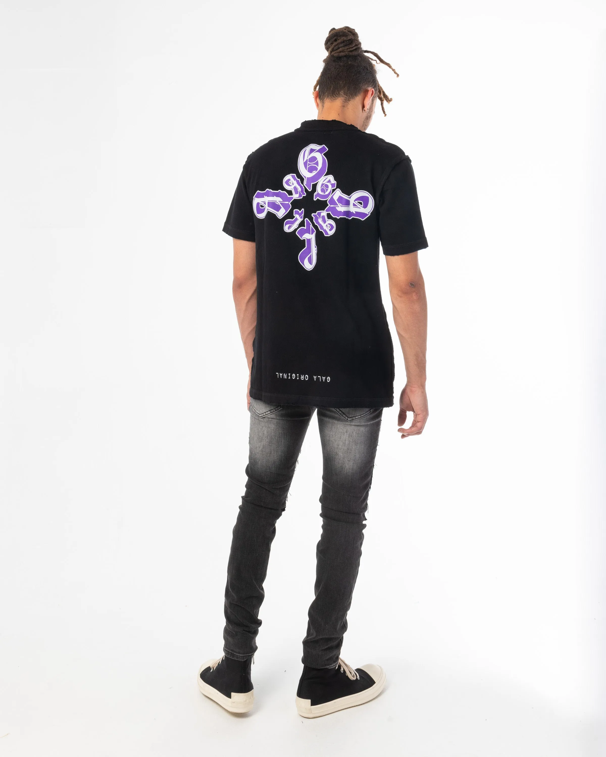 FALLEN STAR TEE (JET BLACK)