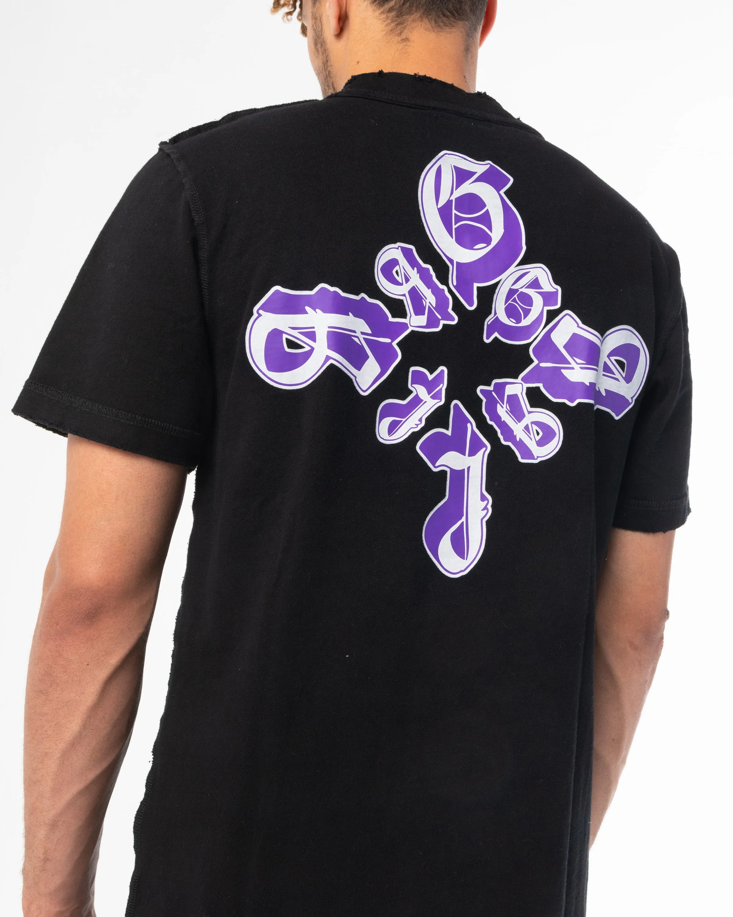 FALLEN STAR TEE (JET BLACK)