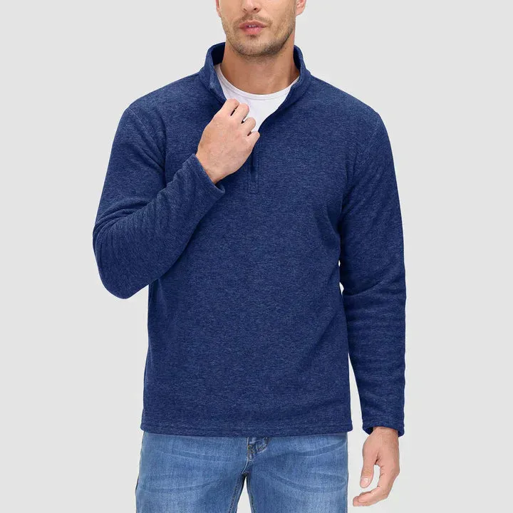 Fashionable Zip Neck Jumper for Men