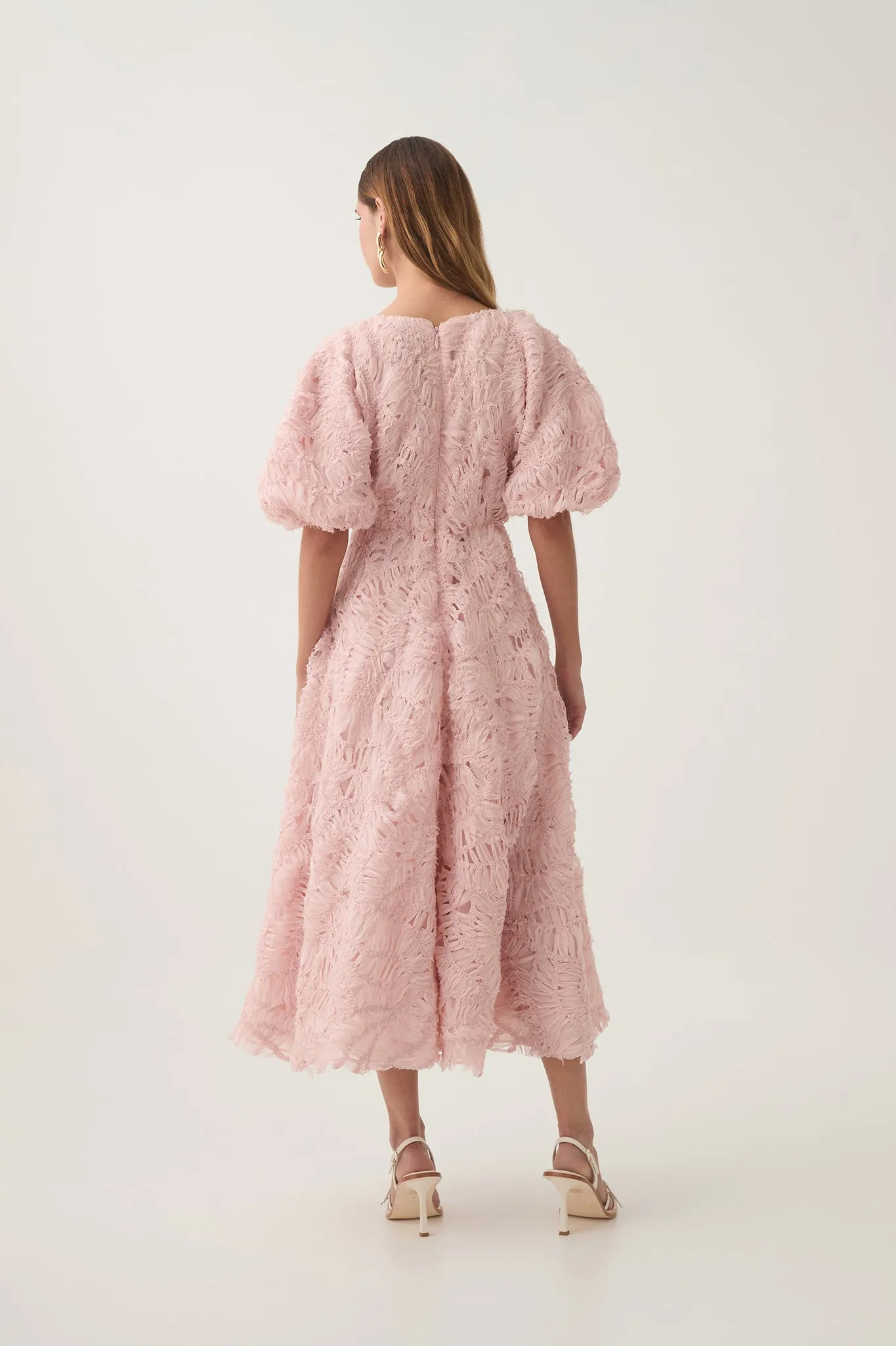 Florential Text Midi Dress