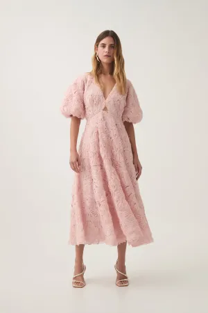 Florential Text Midi Dress