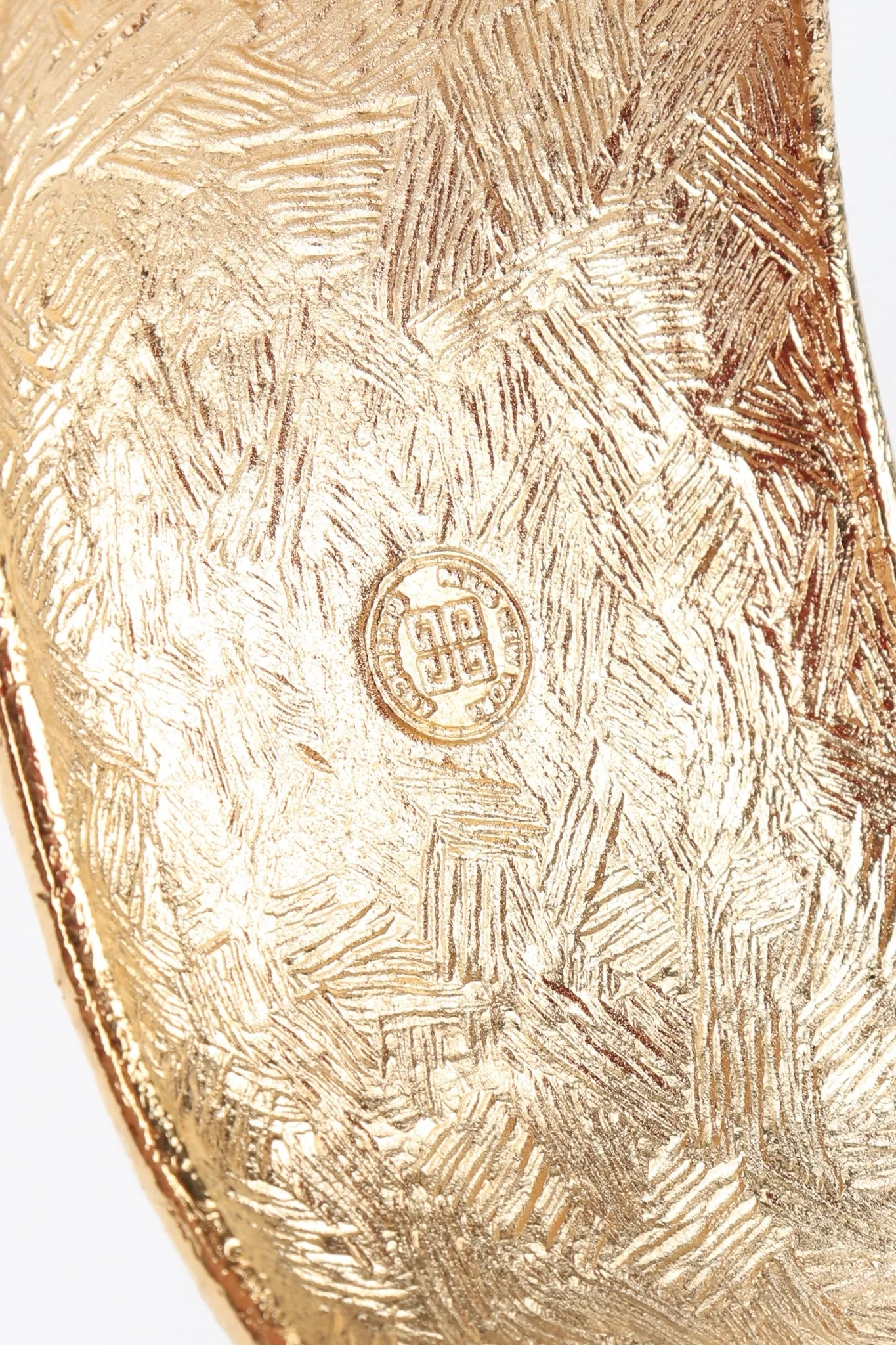 Foil Textured Cuff Bracelet
