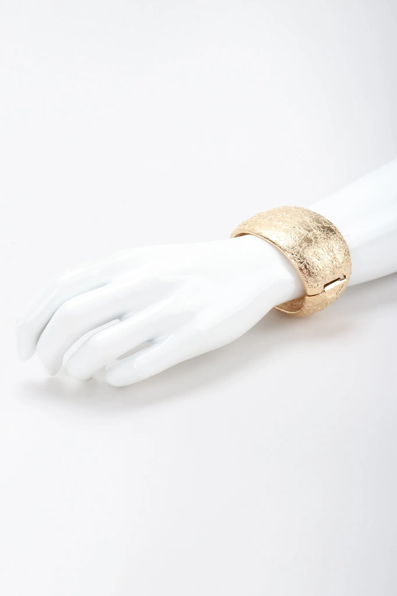 Foil Textured Cuff Bracelet