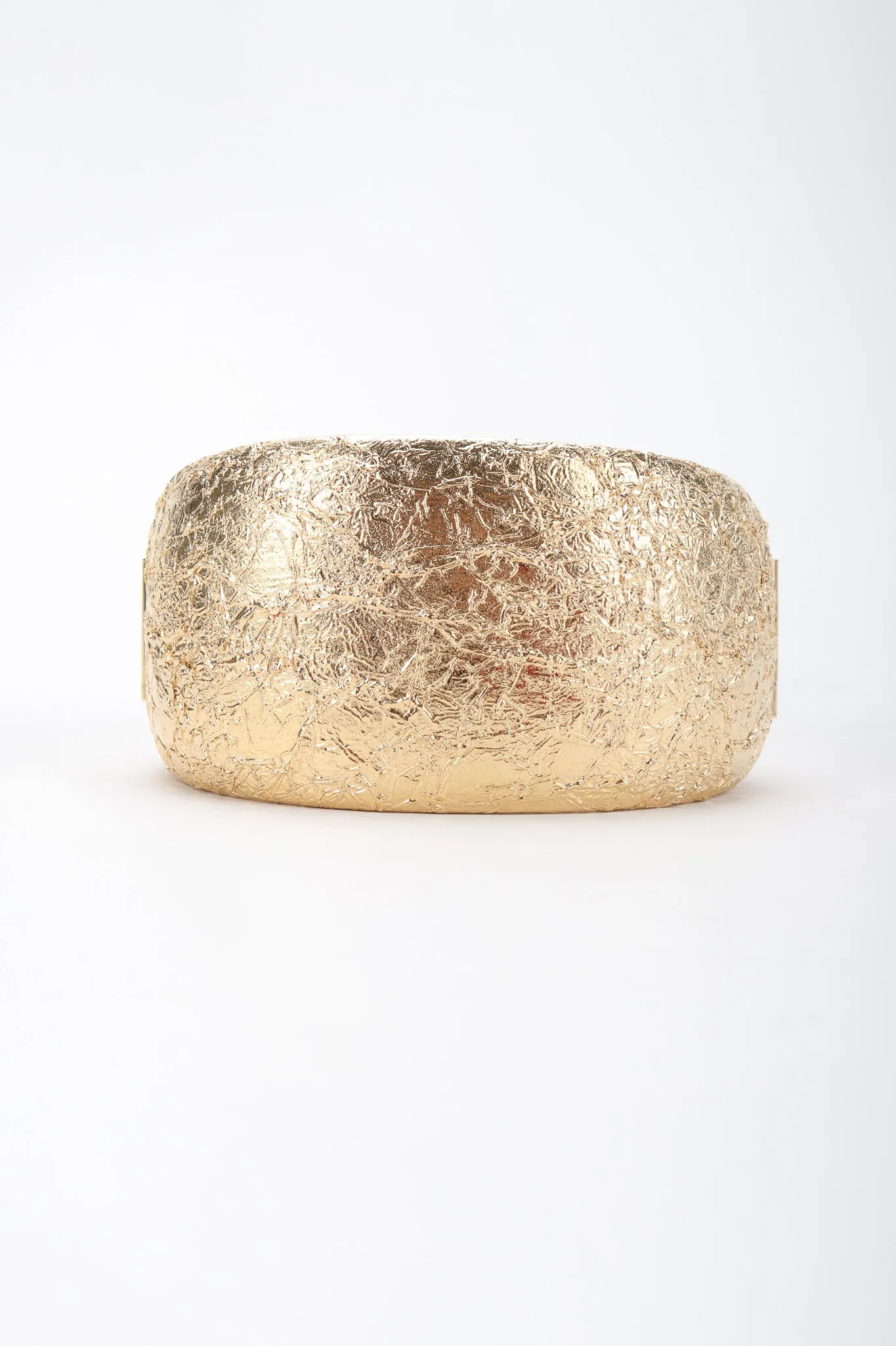 Foil Textured Cuff Bracelet