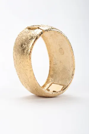 Foil Textured Cuff Bracelet
