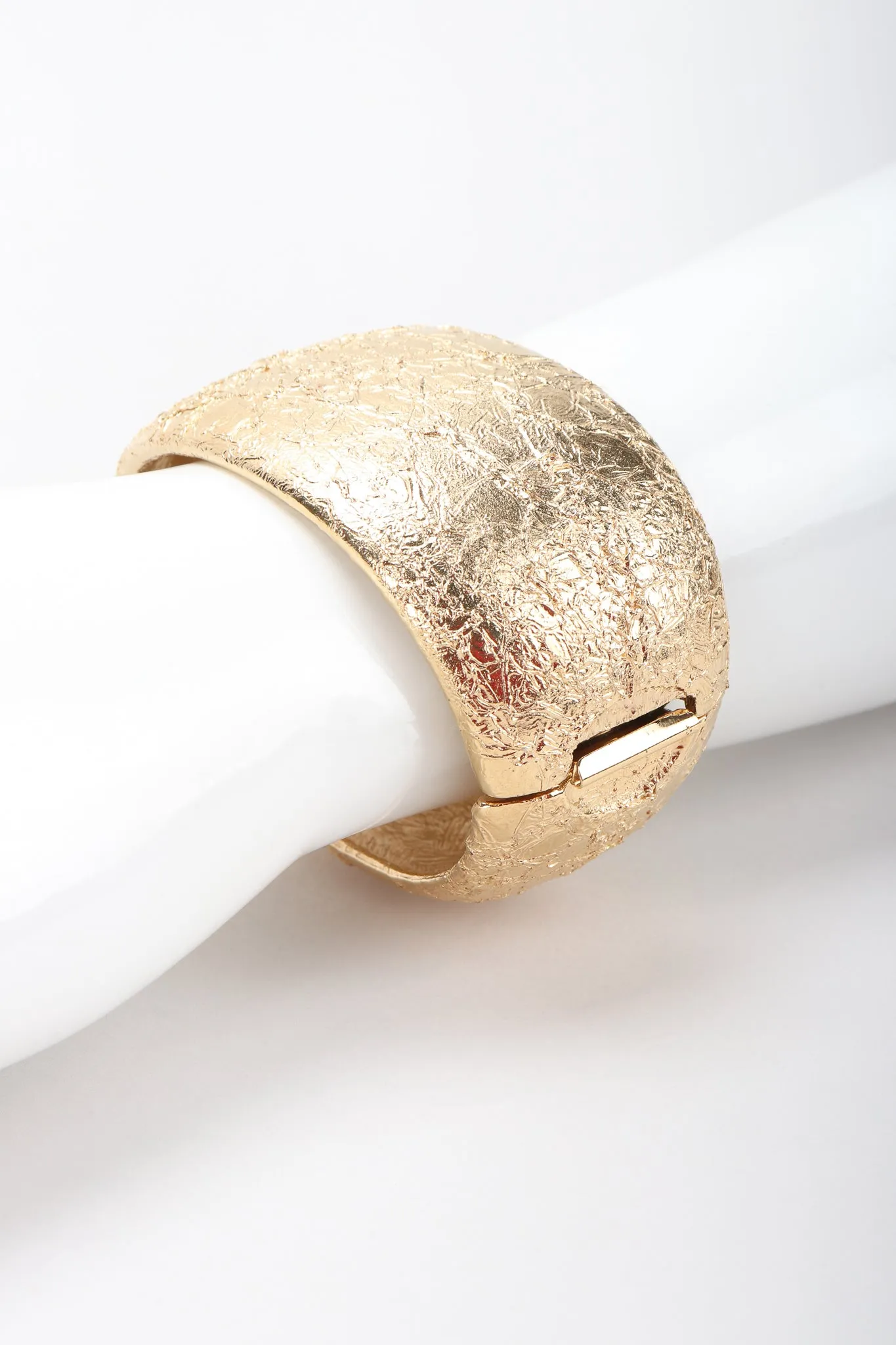 Foil Textured Cuff Bracelet