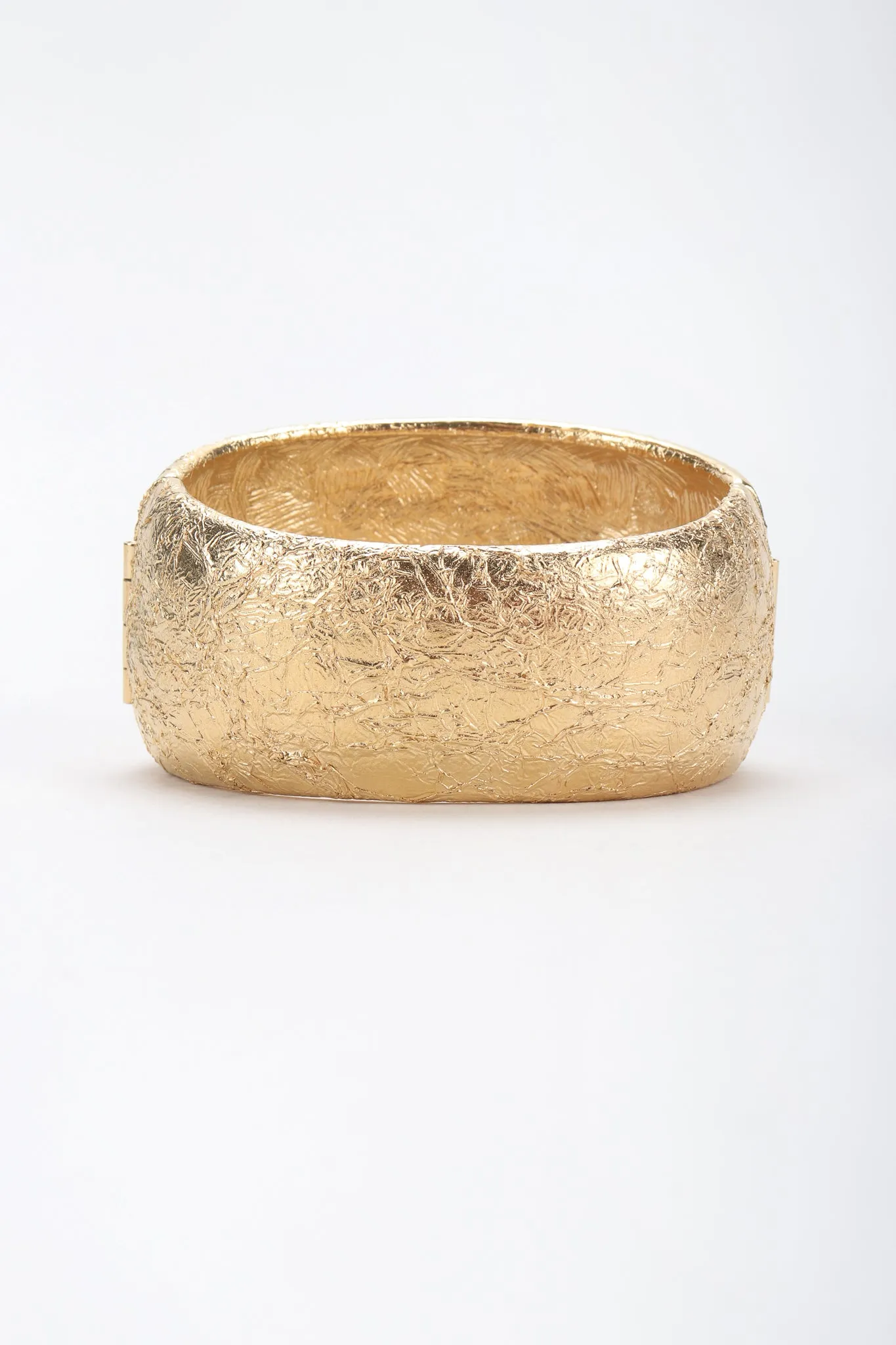 Foil Textured Cuff Bracelet
