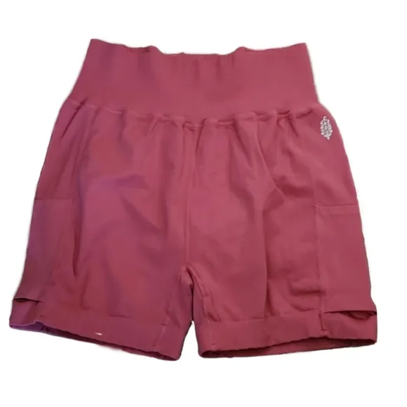 FP TENNIS SHORTS Free People Good Karma Pink XL NEW *FP040