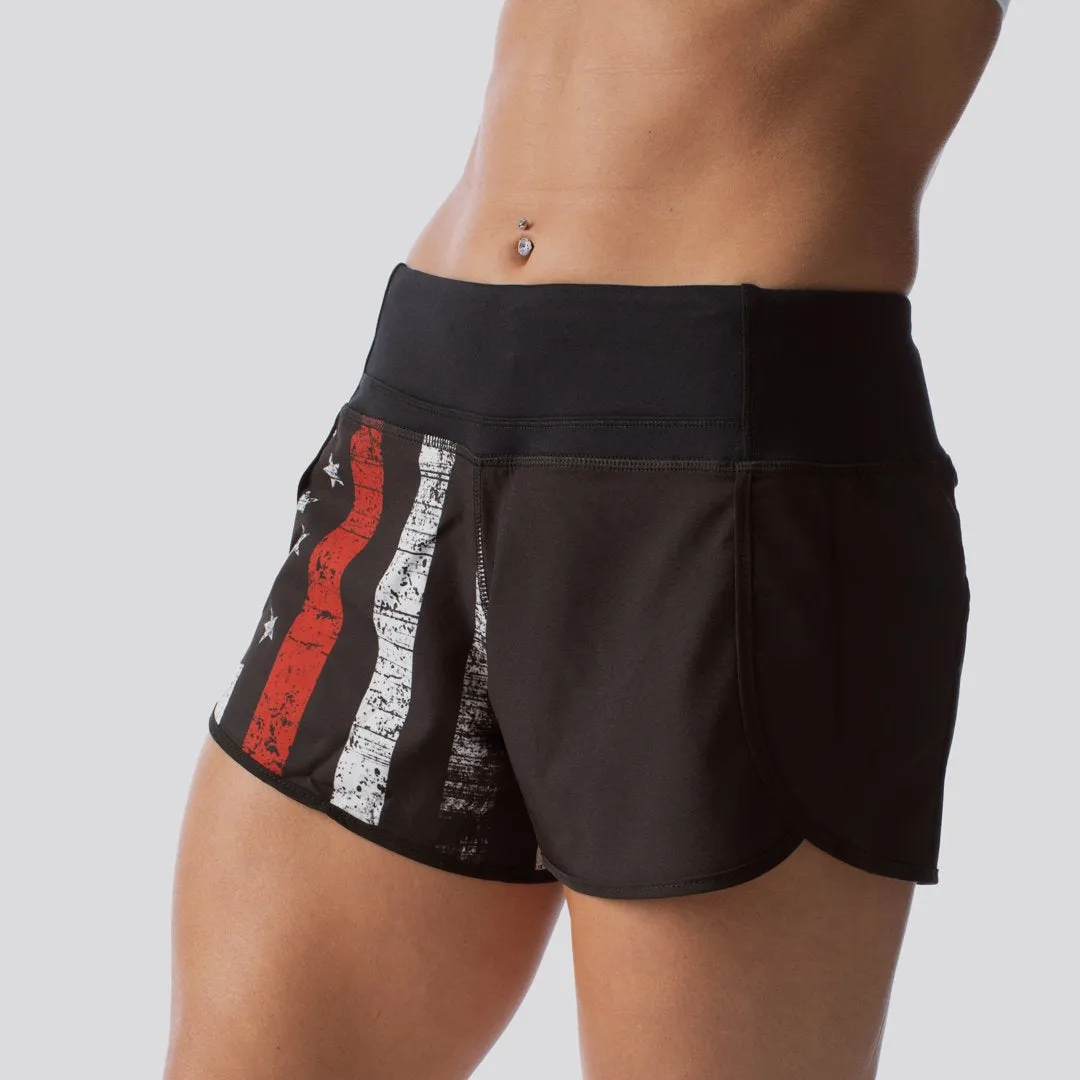 Free Flow Short (Thin Red Line)
