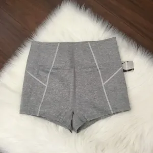 Free People Biker Shorts You're a Peach Gray Medium