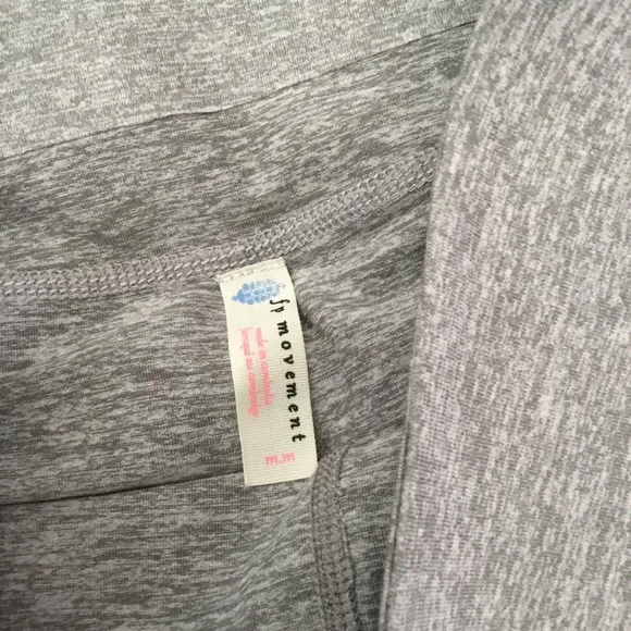 Free People Biker Shorts You're a Peach Gray Medium