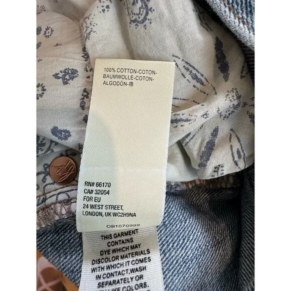 Free People Denim Sequoia Short Size 26