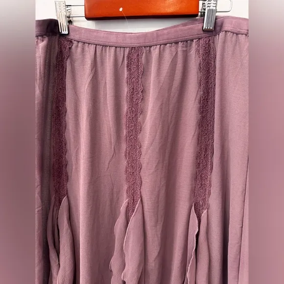 Free People Icing on Top Half Slip maxi skirt sheer NWOT $98 M