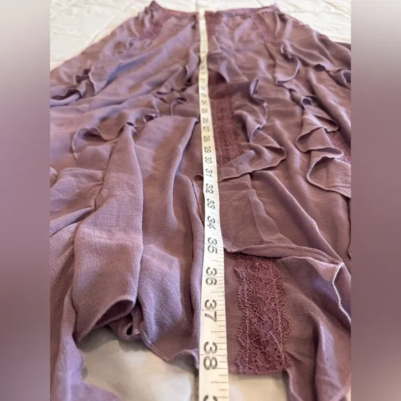 Free People Icing on Top Half Slip maxi skirt sheer NWOT $98 M