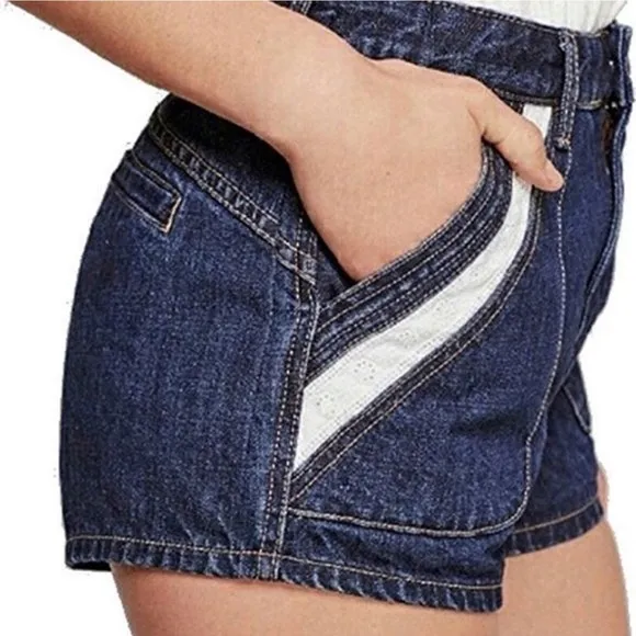 Free People Sweet Surrender Shorts Dark Size 29 NWT