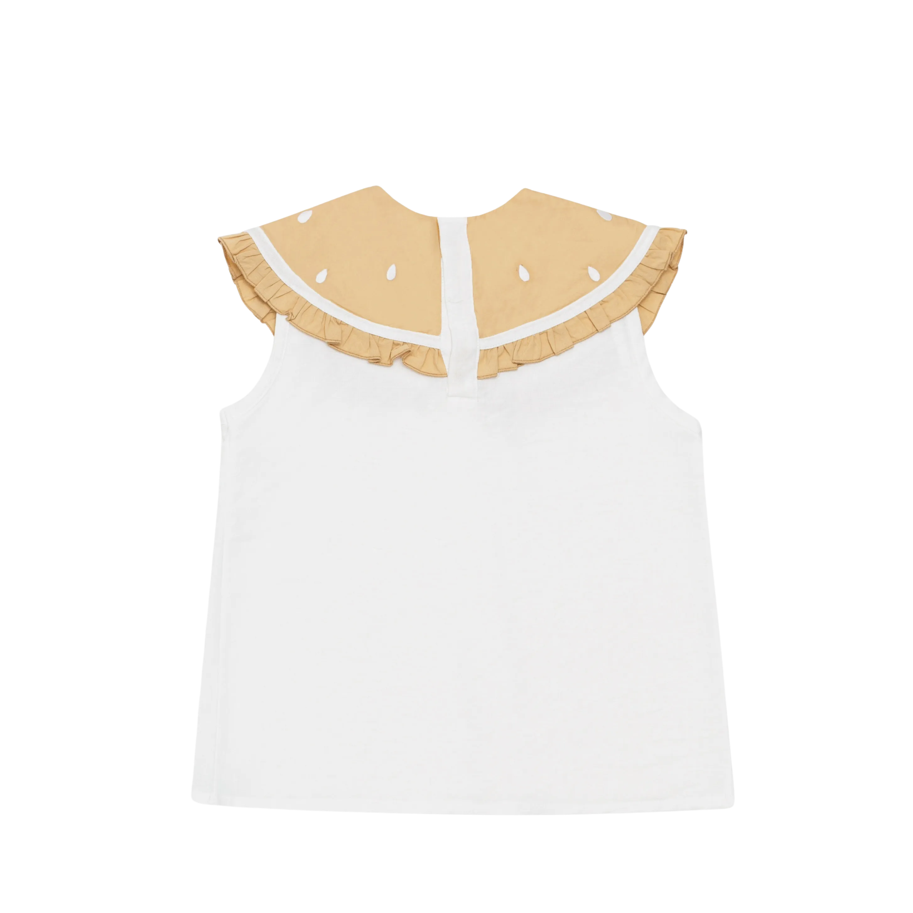 Frutas Blouse | Lemon | Crispy White