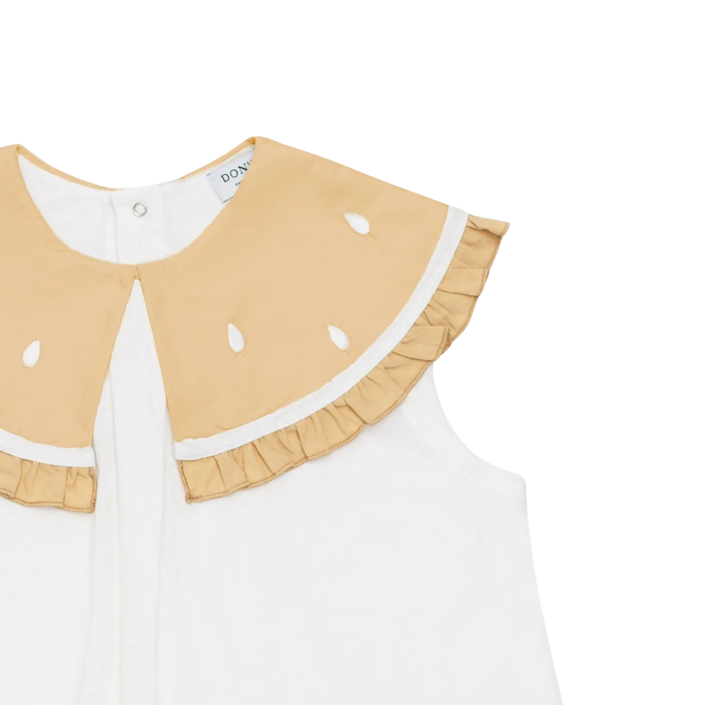 Frutas Blouse | Lemon | Crispy White