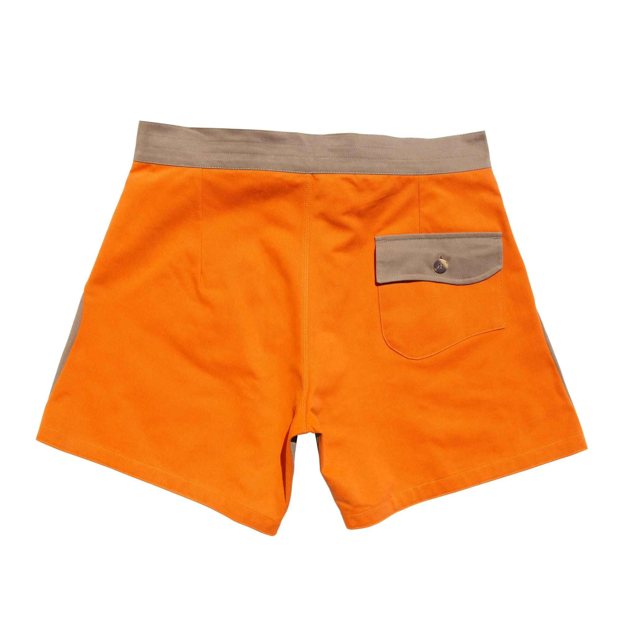 Gato Heroi Surf Shorts in Olive/Rust