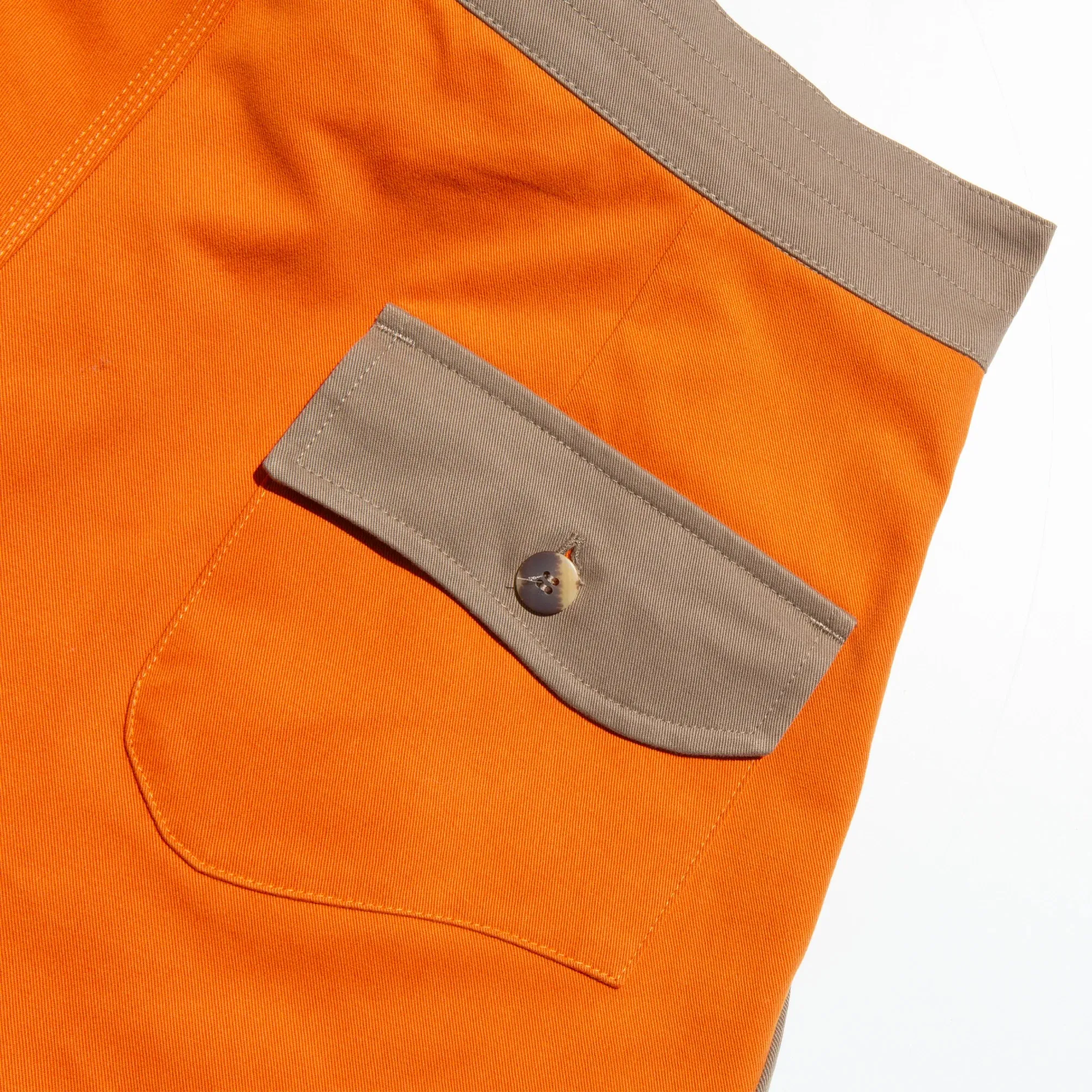Gato Heroi Surf Shorts in Olive/Rust